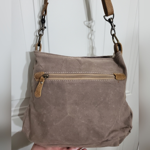 MYRA Bag crossbody calf hair purse - Picture 2 of 10